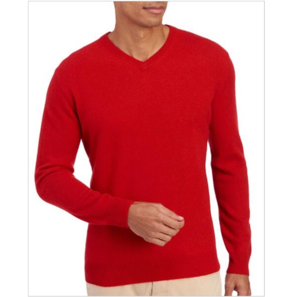JOS. A. BANK • CASHMERE Luxe Sweater - Red